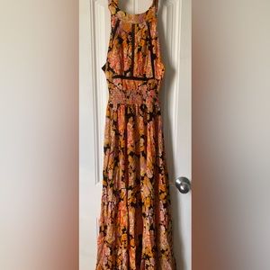Size medium open back maxi dress